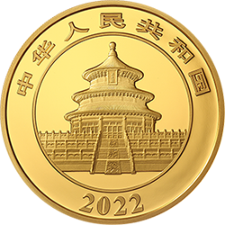 2022版熊貓貴金屬紀(jì)念幣150克圓形金質(zhì)紀(jì)念幣