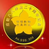 2012年10月：華南理工大學(xué)同學(xué)師生聚會(huì)制作紀(jì)念金幣定制