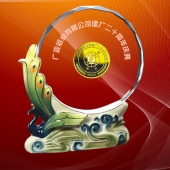 2016年4月定制　鳥(niǎo)巢國(guó)家體育場(chǎng)千足金金章黃金獎(jiǎng)牌純金金牌定制